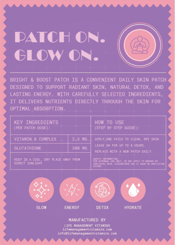 Boost and Bright Skin Patch